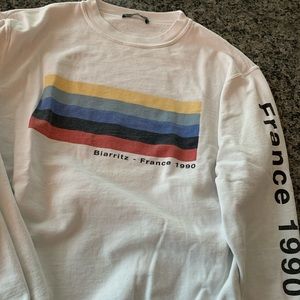 Brandy Melville sweatshirt seen on sincerlyjules.